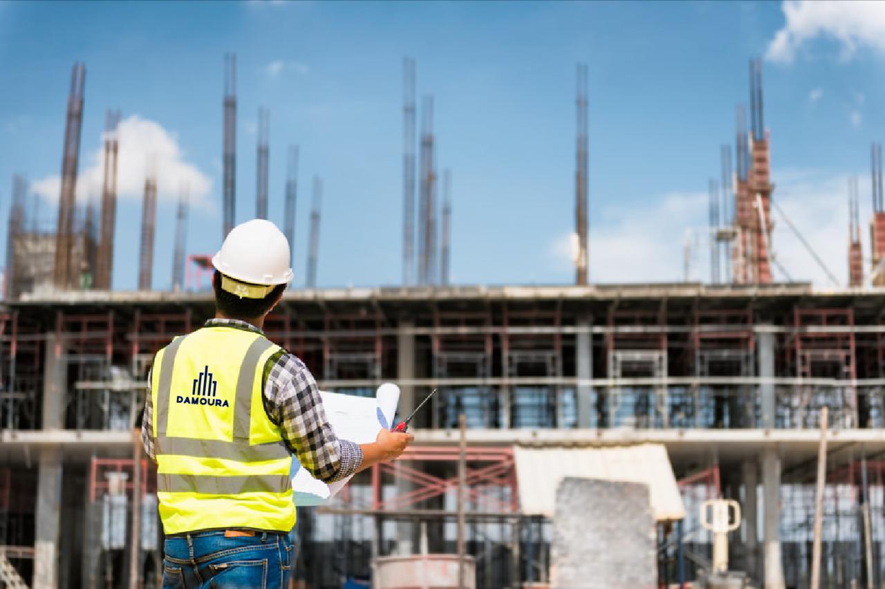 Obra de engenharia e construção civil